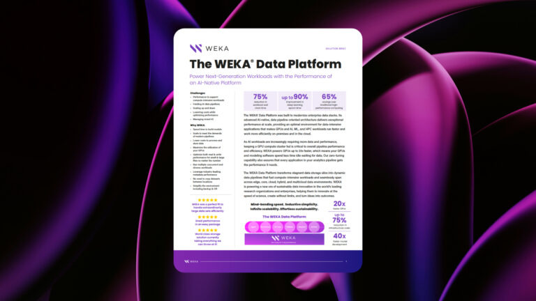 The WEKA Data Platform